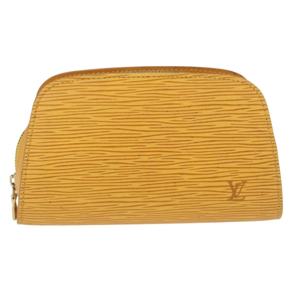 Louis Vuitton Epi Dauphine PM Pouch Yellow